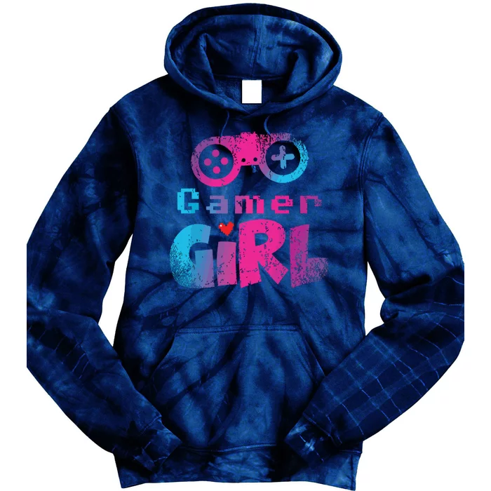 Video Game Nerd E Sport Gaming Girl Gamer Gift Tie Dye Hoodie