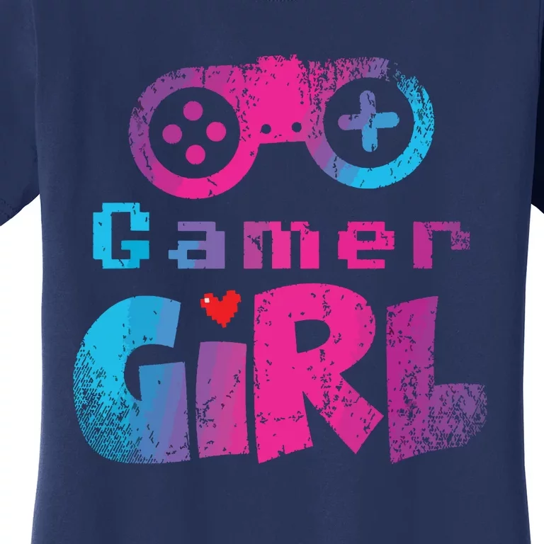 Video Game Nerd E Sport Gaming Girl Gamer Gift Women's T-Shirt