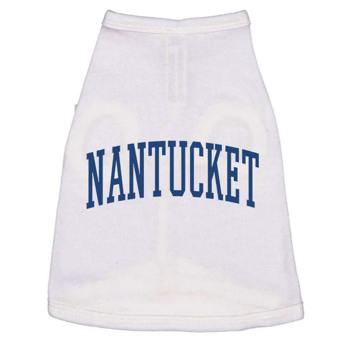 Varsity Grey Nantucket Doggie Tank