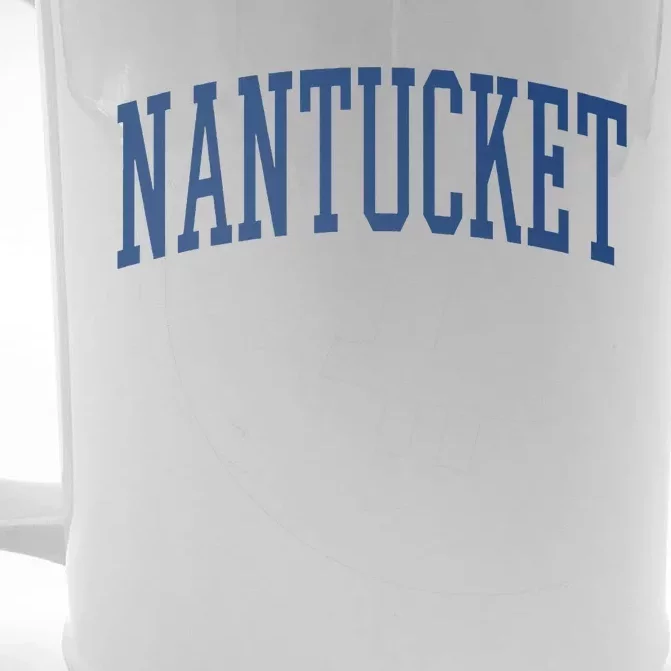 Varsity Grey Nantucket Front & Back Beer Stein