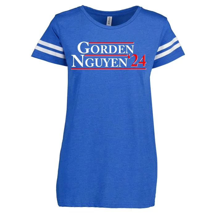 Vote Gorden Nguyen 2024 Election Enza Ladies Jersey Football T-Shirt