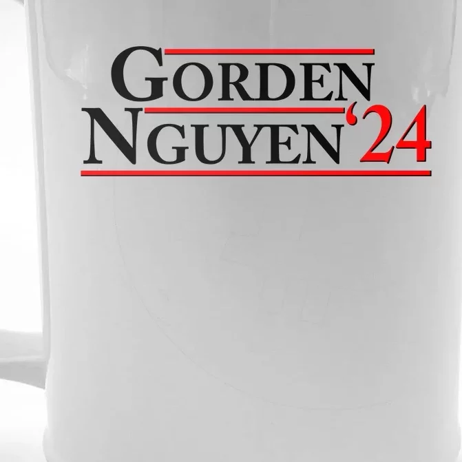 Vote Gorden Nguyen 2024 Election Front & Back Beer Stein