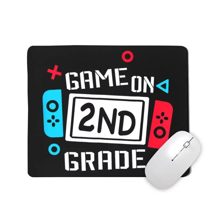 Video Game On 2nd Grade Cool Kids Team Second Back To School Mousepad