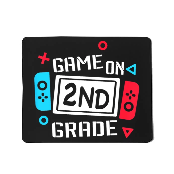 Video Game On 2nd Grade Cool Kids Team Second Back To School Mousepad