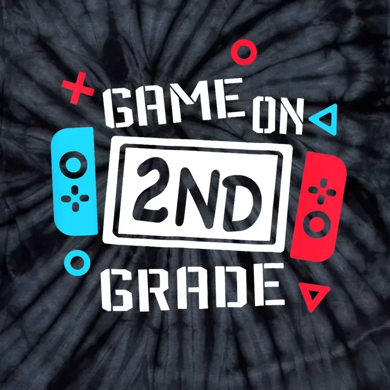 Video Game On 2nd Grade Cool Kids Team Second Back To School Tie-Dye T-Shirt