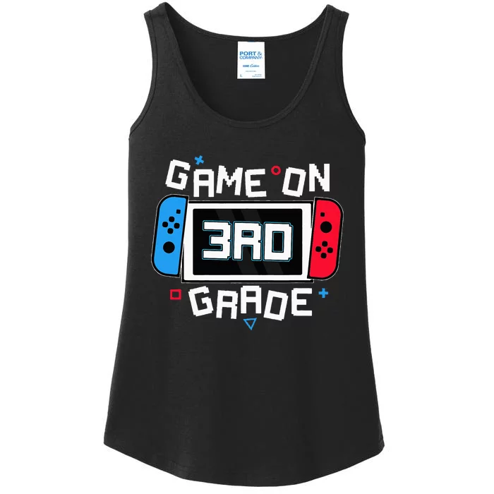 Video Game On 3rd Gamer Back To School Ladies Essential Tank