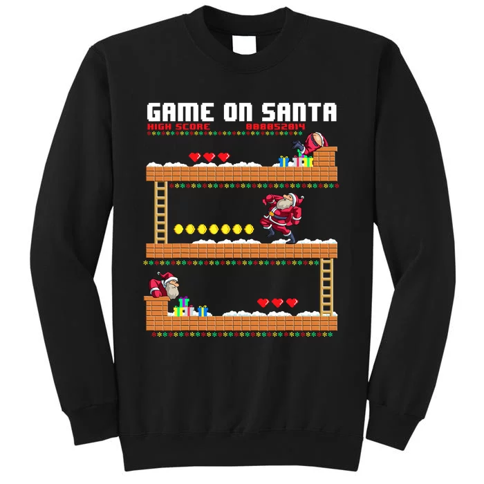 Video Game On Santa Ugly Christmas Gamer Santa Claus Gift Sweatshirt