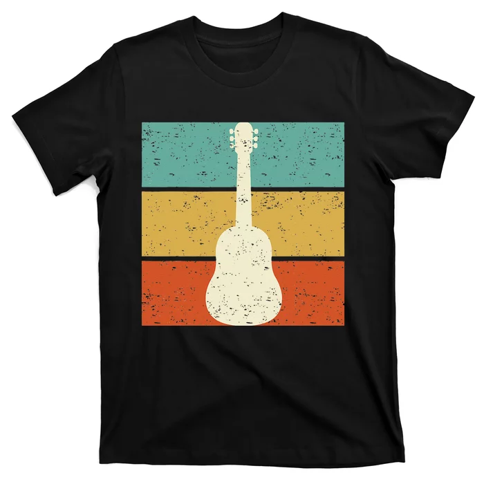 Vintage Guitar Player Design Guitarist I Acoustic Guitar T-Shirt