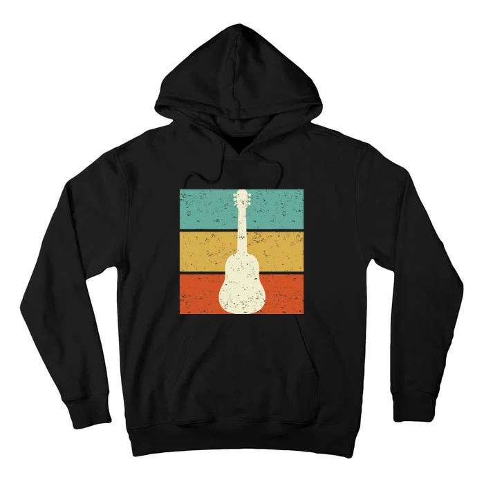 Vintage Guitar Player Design Guitarist I Acoustic Guitar Tall Hoodie