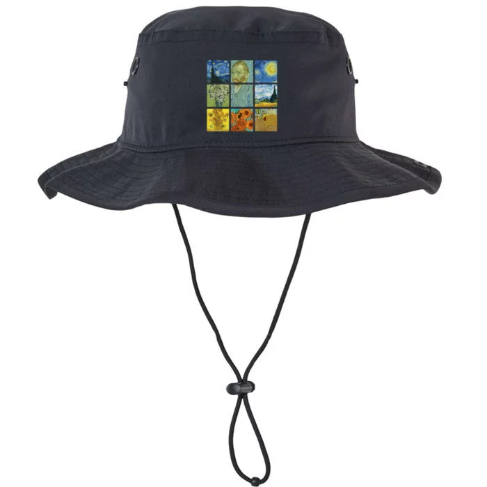 Van Gogh Paintings Sunflowers Starry Night Legacy Cool Fit Booney Bucket Hat