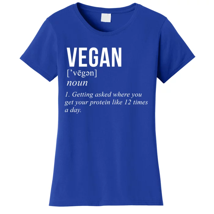 Vegetarian Gift Protein Definition Vegan Gift Women's T-Shirt