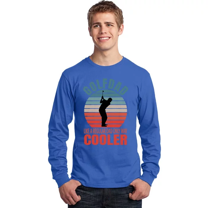 Vintage Golf Player Golfer Golf Club Golfing Golf Dad Gift Tall Long Sleeve T-Shirt