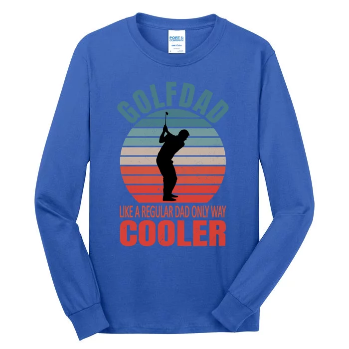 Vintage Golf Player Golfer Golf Club Golfing Golf Dad Gift Tall Long Sleeve T-Shirt