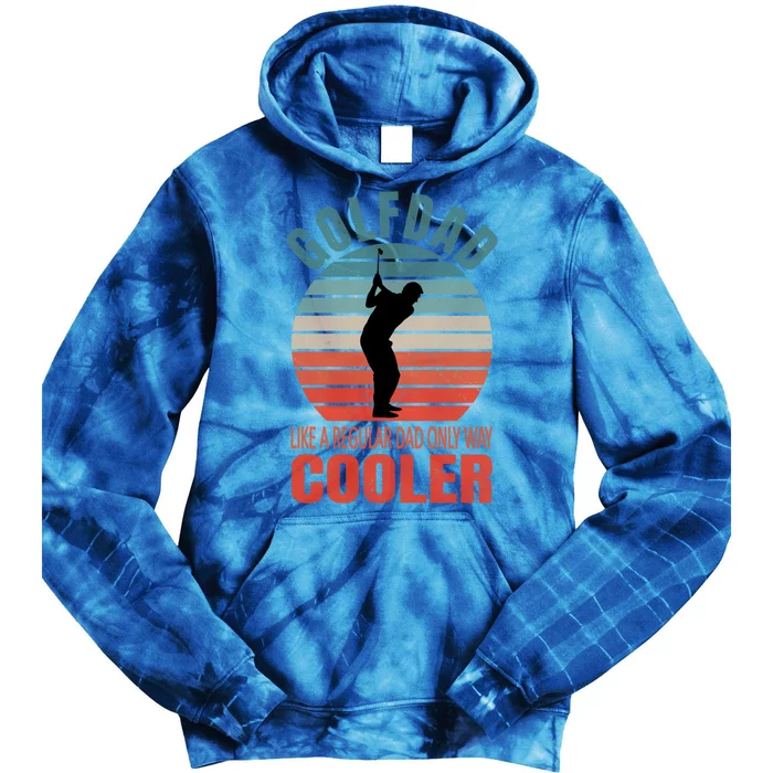 Vintage Golf Player Golfer Golf Club Golfing Golf Dad Gift Tie Dye Hoodie