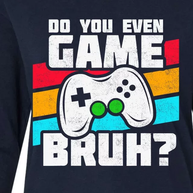 Video Game Player PC Console Online Gaming Funny Gamer Womens Cotton Relaxed Long Sleeve T-Shirt