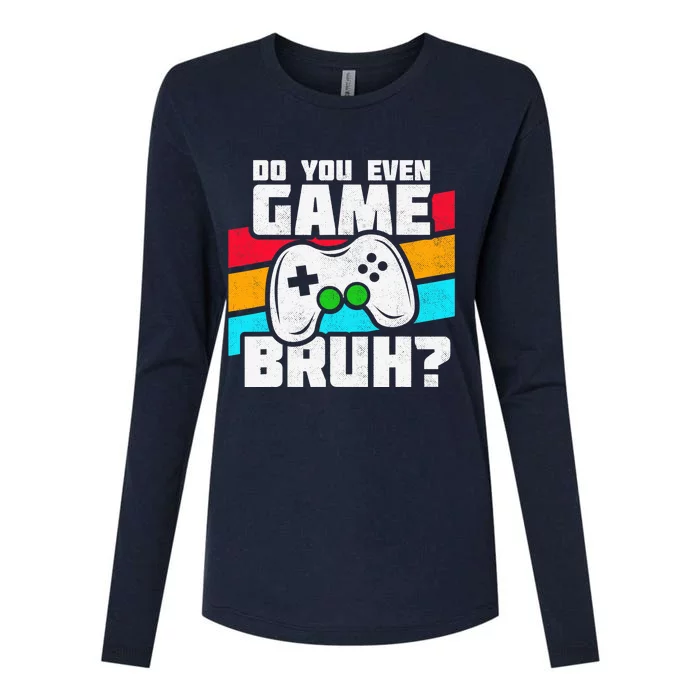 Video Game Player PC Console Online Gaming Funny Gamer Womens Cotton Relaxed Long Sleeve T-Shirt