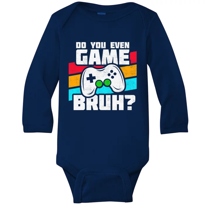 Video Game Player PC Console Online Gaming Funny Gamer Baby Long Sleeve Bodysuit