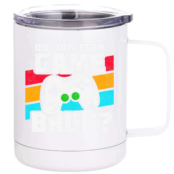 Video Game Player PC Console Online Gaming Funny Gamer Front & Back 12oz Stainless Steel Tumbler Cup