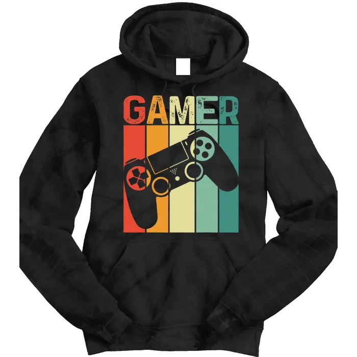 Video Game Player Retro Gamer Gaming Addict Tie Dye Hoodie