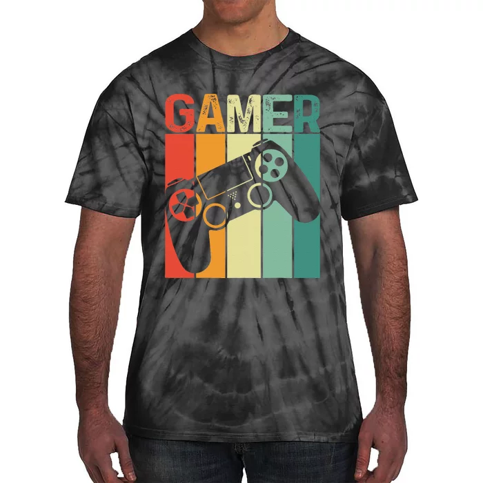 Video Game Player Retro Gamer Gaming Addict Tie-Dye T-Shirt