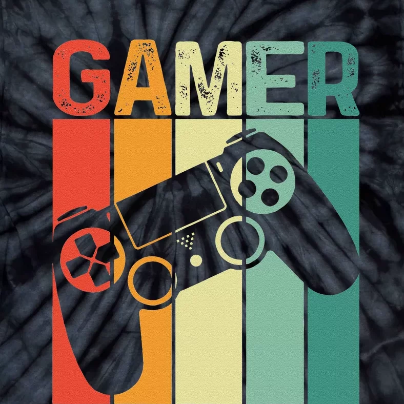 Video Game Player Retro Gamer Gaming Addict Tie-Dye T-Shirt