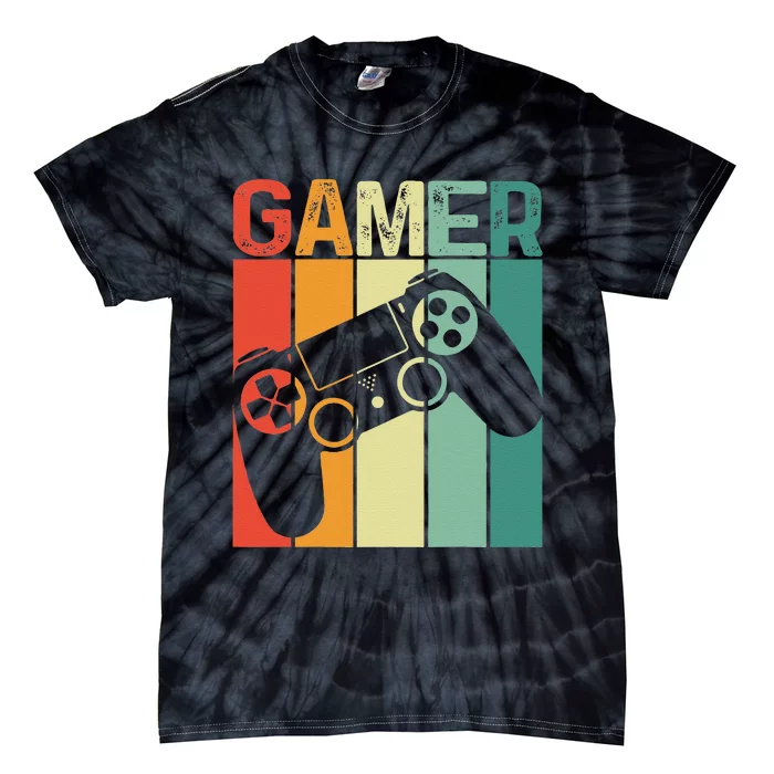 Video Game Player Retro Gamer Gaming Addict Tie-Dye T-Shirt