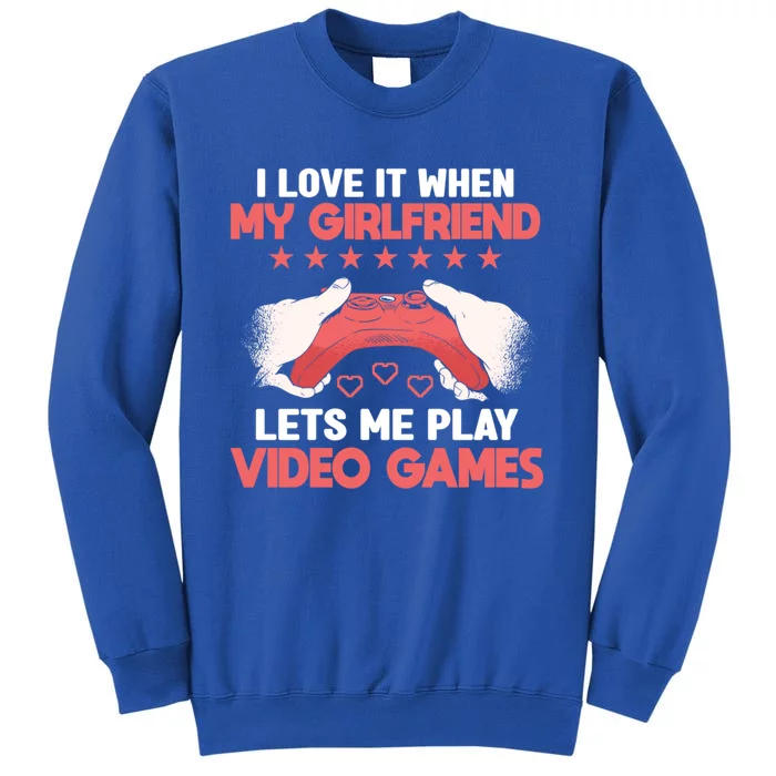 Video Game Player Gaming Joystick Controller Console Gamer Cool Gift Tall Sweatshirt