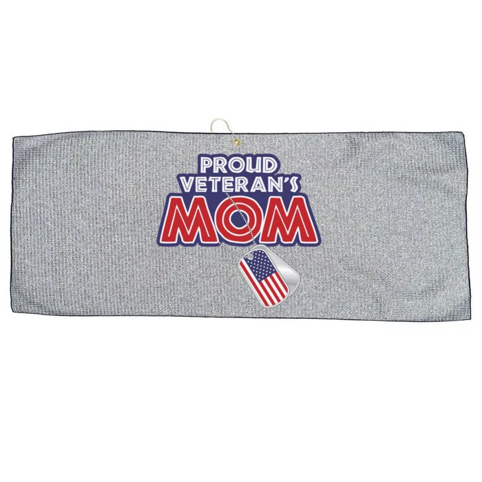 Veteran Gift Proud Mom Tees Grandma Mama Soldier Gift Large Microfiber Waffle Golf Towel