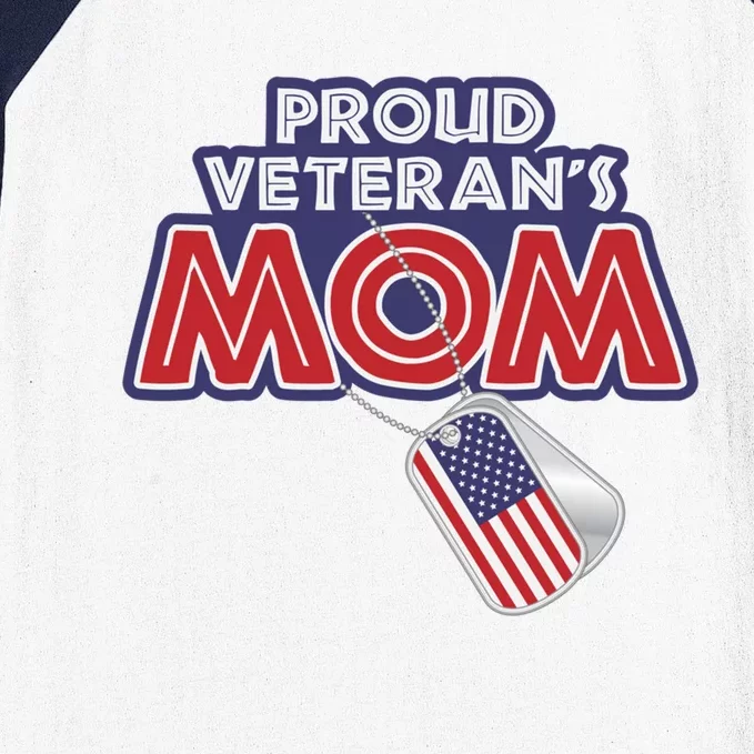 Veteran Gift Proud Mom Tees Grandma Mama Soldier Gift Baseball Sleeve Shirt