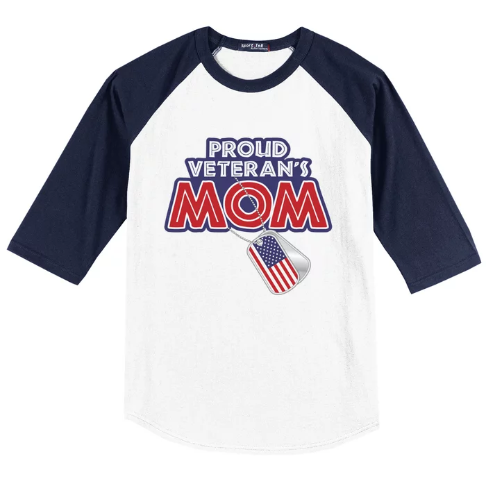 Veteran Gift Proud Mom Tees Grandma Mama Soldier Gift Baseball Sleeve Shirt