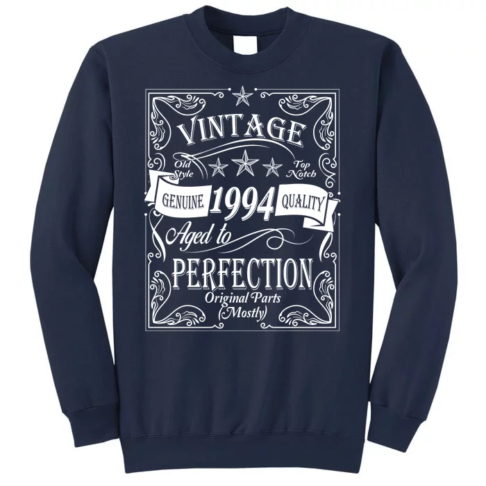 Vintage Genuine Quality 1994 Original Parts Mostly 30th Birthday Sweatshirt