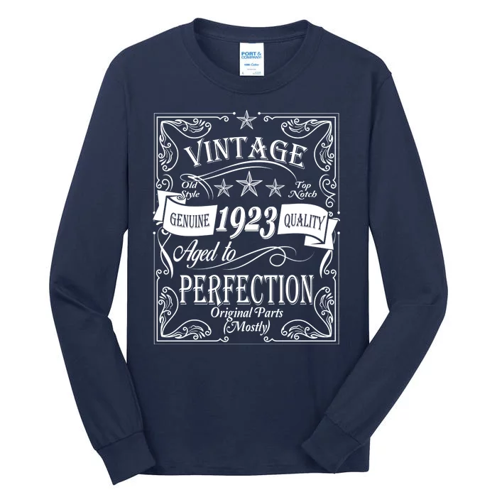 Vintage Genuine Quality 1923 Original Parts Mostly 100th Birthday Tall Long Sleeve T-Shirt