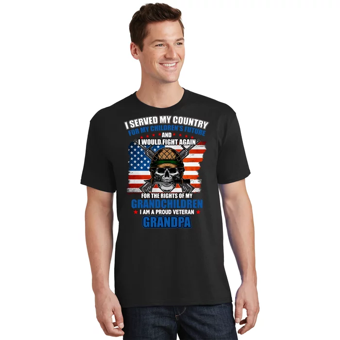 Veteran Grandpa Rights For My Grandchildren T-Shirt