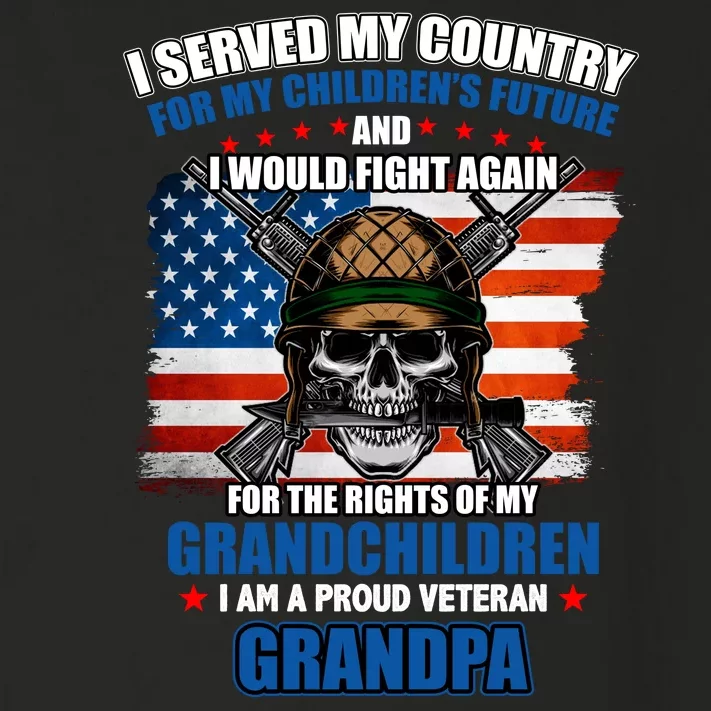 Veteran Grandpa Rights For My Grandchildren Toddler Long Sleeve Shirt