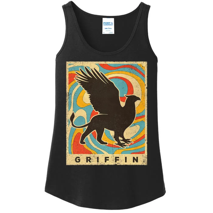 Vintage Griffin Retro Gift Ladies Essential Tank