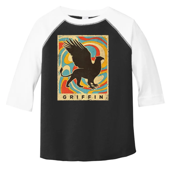 Vintage Griffin Retro Gift Toddler Fine Jersey T-Shirt