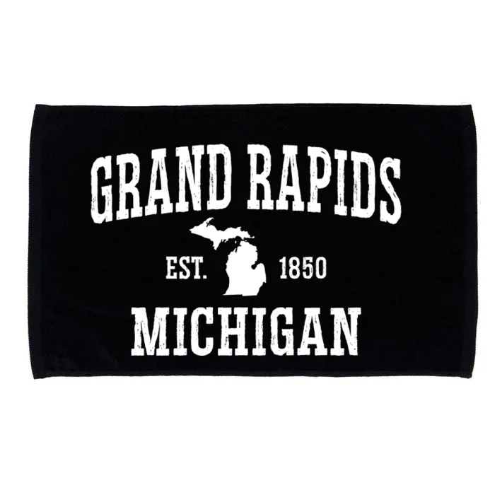 Vintage Grand Rapids Michigan Microfiber Hand Towel