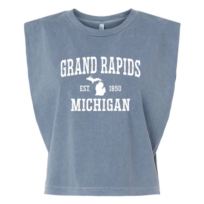 Vintage Grand Rapids Michigan Garment-Dyed Women's Muscle Tee