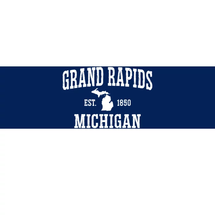 Vintage Grand Rapids Michigan Bumper Sticker