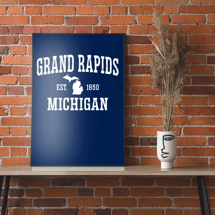 Vintage Grand Rapids Michigan Poster