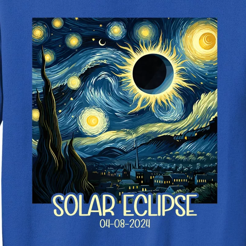 Van Gogh Starry Night Total Solar Eclipse April 8 2024 Sweatshirt