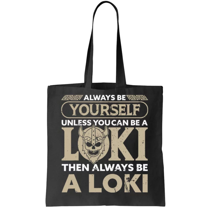 Viking Gods Saying Of Nordic Mythology Tote Bag