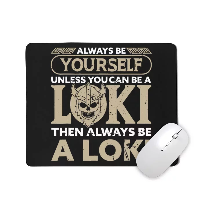 Viking Gods Saying Of Nordic Mythology Mousepad