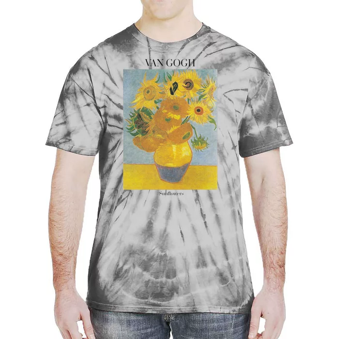 Van Gogh Sunflowers Art Gift Vincent Van Gogh Tie-Dye T-Shirt