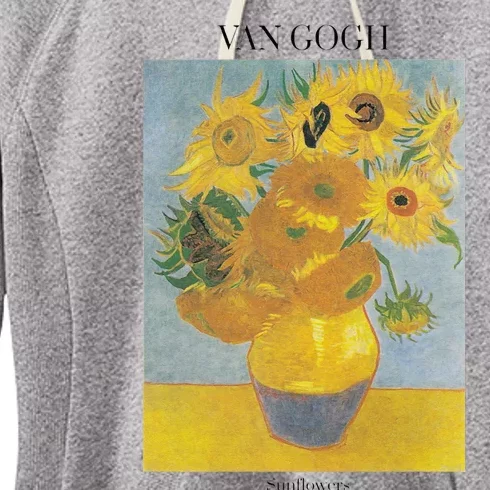 Van Gogh Sunflowers Art Gift Vincent Van Gogh Women's Fleece Hoodie