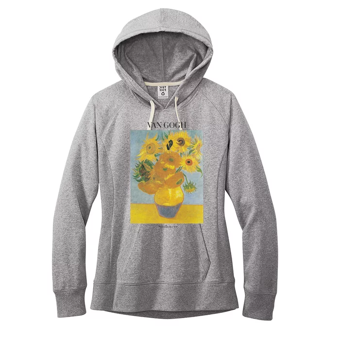 Van Gogh Sunflowers Art Gift Vincent Van Gogh Women's Fleece Hoodie