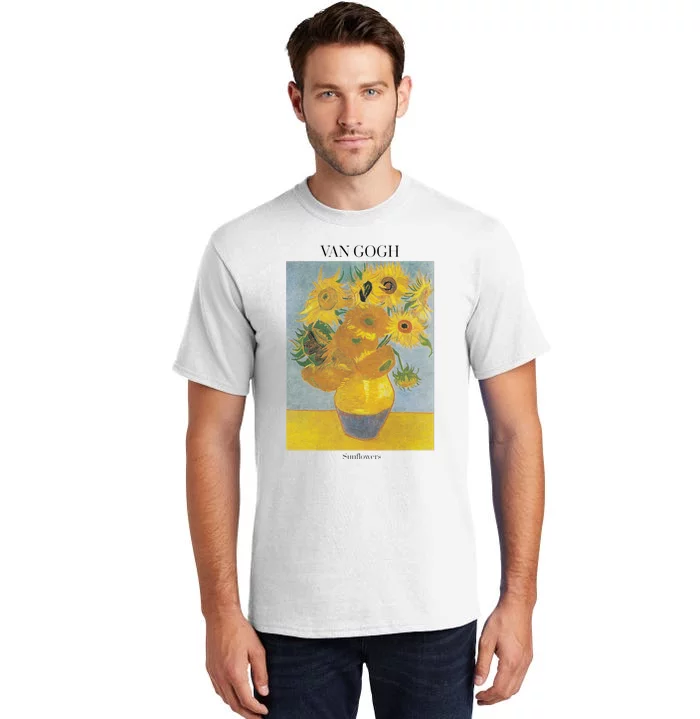 Van Gogh Sunflowers Art Gift Vincent Van Gogh Tall T-Shirt