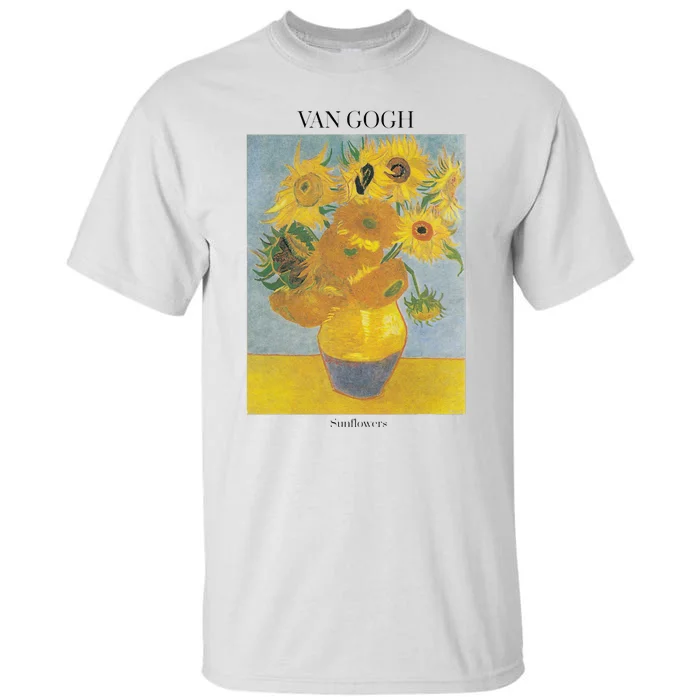 Van Gogh Sunflowers Art Gift Vincent Van Gogh Tall T-Shirt