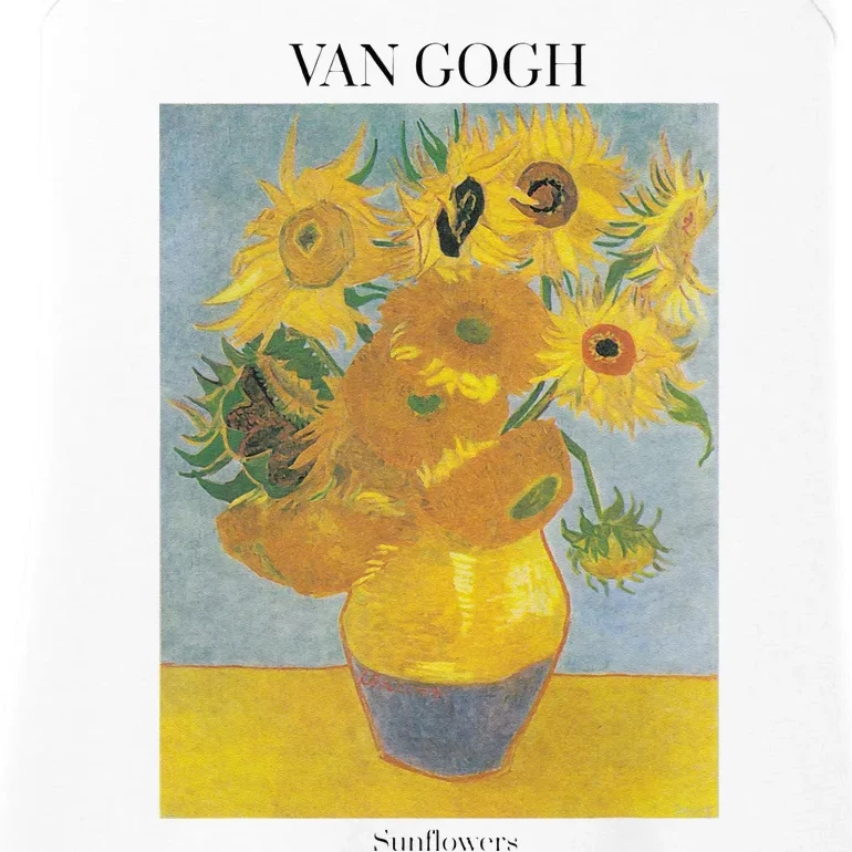 Van Gogh Sunflowers Art Gift Vincent Van Gogh Ladies Essential Tank