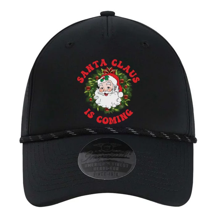 Vintage Groovy Santa Claus Is Coming Old Fashioned Christmas Meaningful Gift Performance The Dyno Cap